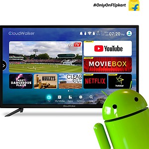 Cloudwalker Cloud TV 39SF 100 cm (39 Inches) Smart Full HD LED TV (Black) price in India.