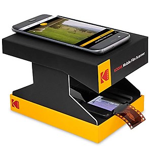 Kodak KODAK Mobile Film Scanner â‚¬â€œ Scan & Save Old 35mm Films & Slides w/Your Smartphone Camera â‚¬â€œ Portable, Collapsible Scanner w/Built-in LED Light & Free Mobile App for Scanning, Editin price in India.