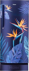 Haier 220 L 3 Star Single Door Direct Cool Refrigerator, 1 Hour Icing Technology (HRD-2203PMC, Marine Crane,Floral, Base Drawer, 2022 Model) price in India.