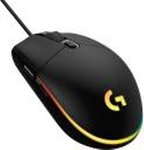 Logitech G102 Light Sync / Adj DPI Upto 8000, 6 Programmable Buttons, RGB Wired Optical Gaming Mouse  (USB 2.0, Black) price in India.