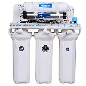 Aquadpure 5 Stage Electrical Under sink and Wall Mounted UV Water Purifier (No TDS Reduction, No wastage and No RO) 35L price in India.