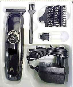 JTSN GM-6050 Professional Hair Trimmer Hair Clipper, High Performance T-Blade Trimmer 120 min Runtime 4 Length Settings  (Black) price in India.