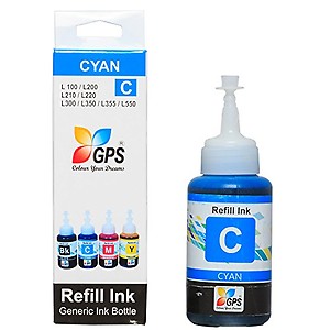 GPS Colour Your Dreams T664 Ink Cartridge for Epson T664 for L1300, L310, L361, L380, L405, L565, L365, L485, L220, L360, L130 Ink Refill dye Ink (4 Color) price in .