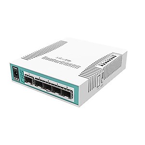 MikroTik Cloud Router Switch with 1 Gigabit Ethernet/SFP Combo Port and 5 SFP Cages (CRS106-1C-5S) price in India.