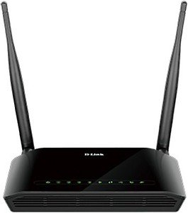 D-Link DSL-2750U Wireless N ADSL2+ 4-Port Wi-Fi Router Black price in India.