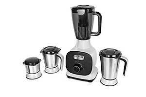 Faber 800W Mixer Grinder with 3 Stainless Steel Jar+ 1 Fruit Filter (FMG Candy 800 3J+1 Pc), White price in India.