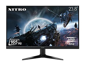 acer Nitro 23.8 inch Full HD LED Backlit VA Panel 165 Gaming Monitor (QG241YS)  (AMD Free Sync, Response Time: 1 ms) price in .