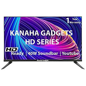 Kanaha Gadgets 80 cm (32 inches) Android HD Ready Smart LED TV with IPS Display & Frameless price in India.