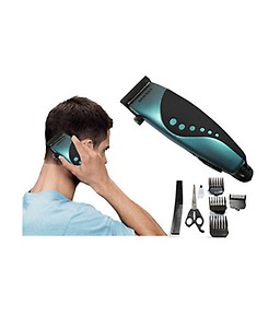 Maxel Electric Hair Beard Trimmer Professional with 4 attachments, Scissors & Comb price in India.