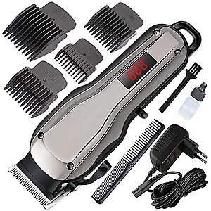 Professional Hair Clipper LCD display high quality hair Trimmer for unisex price in India.