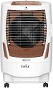 Havells Celia 55L Air Cooler for home | Ice Chamber | Collapsible Louvers | 4 Leaf Metal Blade | Powerful Air Delivery | Everlast Pump | 3 Side High Density Honeycomb Pads | Heavy Duty (White/Grey) price in India.
