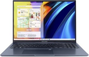 Asus MB511WS VivoBook 16X Laptop (AMD Ryzen 5 5600H/16 GB/512 GB SSD/AMD Radeon Vega 7 Graphics/2K display/Windows 11/MSO/WUXGA) price in India.