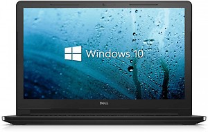 Dell Inspiron 3558 Notebook (Z565110HIN9) (5th Gen Intel Core i5- 4GB RAM- 1TB HDD- 39.62 cm(15.6)- Windows 10- 2GB Graphics) (Black) price in India.
