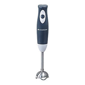 Wonderchef Ultima Plus Electric Hand Blender |Portable | Easy Control Grip I 300W Powerful Motor|Single Push Button Operation| Sharp Food Grade Anti Rust Stainless Steel Blades|2 Year Warranty | Black price in India.