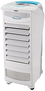 Symphony Silver-i Personal & Kitchen Air Cooler 9-litres, with Remote, Feather Touch Digital Control Panel, Electronic Humidity Control, Multistage Air Purification & Low Power Consumption (White) price in India.