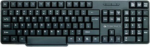 Zebronics ZEB-K11 Wired USB Laptop Keyboard (Black) price in India.