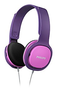 Philips SHK2000PK Kids Headphone, Ergonomic,Adjustable, With a Maximum Volume limit of 85dB (Pink/Purple) price in India.