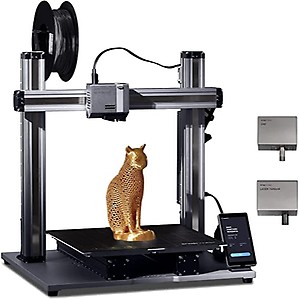 Snapmaker A350T 3D Printer 2.0 at Models 3-in-1 with Three White Filament and Two Black PLA Filament, Upgraded 3D Printer with 3D Printing/Laser Engraving/CNC Carving, Working Volume up to 320x350x330mm,UL Certified price in India.