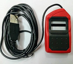 Morpho Safran Mso 1300 E3 Fingerprint Scanner, red and black price in India.
