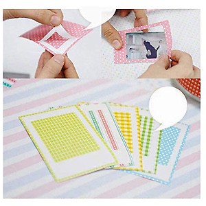 Wuudi Instant instax Film Photo Frames Borders Sticker Set for Instant Cameras, 120pcsï¼Œ2x3inch price in India.