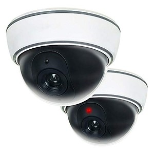 Dummy CCTV Dome Camera With Blinking LED Light 1500B By Sarahusainatther price in India.