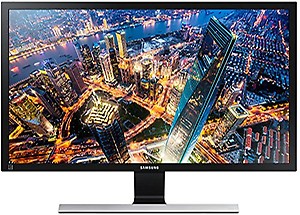 Samsung 23.5 inch (59.8 cm) LED Backlit Computer Monitor - Ultra HD, AH-IPS Panel with HDMI, DP and Audio Ports - LU24E590DS/XL (Black & Silver) price in India.