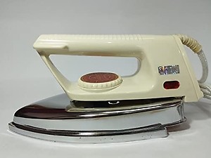 HAPPY-E Heavy Weight 750 Watt Automatic Iron with Cast Iron Sole Plate(Handle Colour May Vary) price in India.