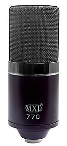 MXL Mics 770X Condenser Microphone, Black price in India.