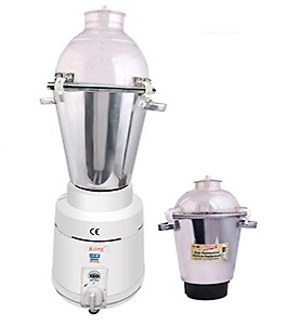 KIING 2.5 hp 2000 Watt Commercial Mixer Grinder with 2 jars in ABS body for hotel and restaurants price in India.
