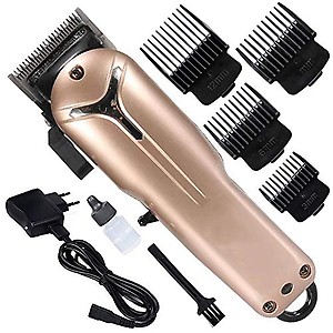 Professional Hair Trimmer Beard Hair Clipper Powerful Rechargeable Electric Cordless Hair Shaver for Unisex price in India.