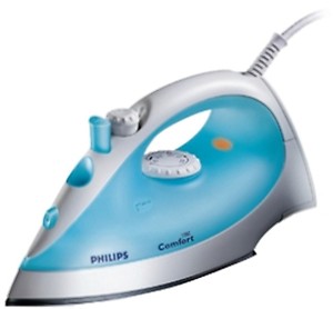 PHILIPS GC1015 1200 W Steam Iron  (White and blue) price in India.