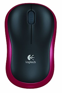 Logitech M185_red Wireless Mouse