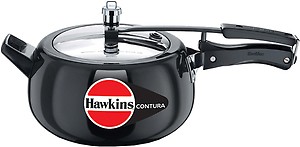 Hawkins Contura 5 Liters Hard Anodized Pressure Cooker by Mercantile International