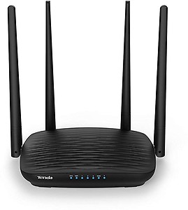 Tenda AC5 V3 AC1200 Wireless Dual Band WiFi Router, Speed Up to 867Mbps/5GHz + 300Mbps/2.4GHz, IPV6, Parental Control, Guest Network, 4 * 6dBi Externe Antennen (White) price in India.