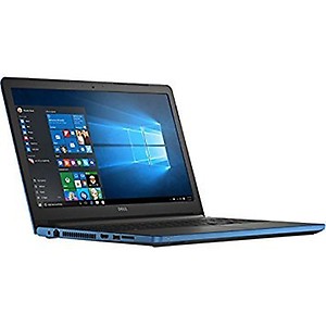 Dell Premium High Performance 15.6-Inch Laptop - Intel Dual Core i5, 4GB RAM, 1TB HDD, DVD-RW, Webcam,WiFi,Bluetooth, Media card reader, HDMI, Windows 10, Blue Color price in India.