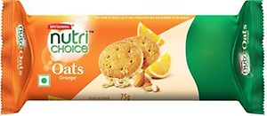 BRITANNIA NutriChoice Oats Orange Almond Cookies  (75 g)
