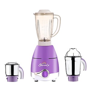 Su-mix Red-White Color 600Watts Red-White Color Mixer Juicer Grinder with 2 Jar (1 Juicer Jar without filter and 1 Chuntey Jar) price in India.