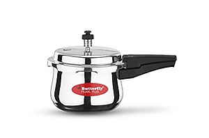 Butterfly Pearl Plus Induction Base Aluminium Pressure Cooker, 5 Litre price in India.