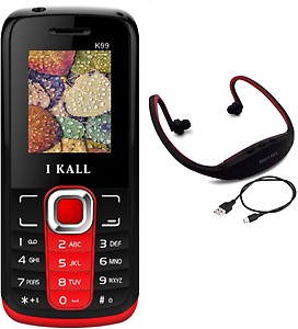 IKall K99 BlackBlue 1.8 InchDual Sim (No Earphones) Made in India price in India.