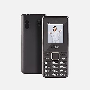 IAIR D24 Dual Sim Keypad Phone | 1200 mAH Battery & Big 1.88 Inch Display | Big Torch Light | Wireless FM & Rear Camera | Auto Call Recording | Dual Sim Support | 32 MB Ram & Storage (Blue) price in India.