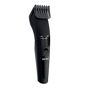Baltra Gentle Cordless Beard Trimmer, 2 Year Warranty ; Runtime: 45 minutes and .4-10mm Adjustable length settings (Black) price in .
