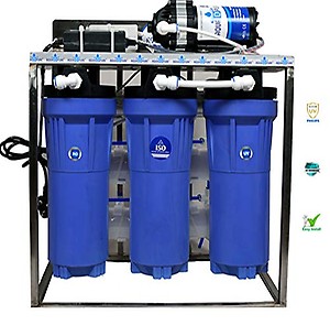AQUA D PURE 25 Lph Commercial Uv + Ro Water Purifier Plant 25 Liter Per-Hour Stainless Steel With Autoshut Off price in India.