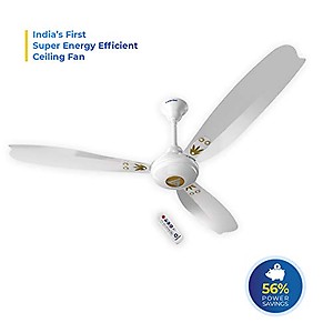 Super A1 Ceiling Fan 1200 mm White price in India.