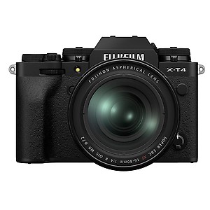 FUJIFILM X Series X-T4 Mirrorless Camera Body with XF 16-80mm Lens  (Black) price in .