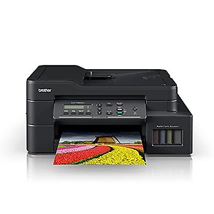 brother DCP-T820DW Multi-function WiFi Color Inkjet Printer with Auto Duplex feature ideal for Home & Office Usage  (Black, Ink Tank) price in India.