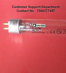 Luzon Dzire RO Water Filter Purifier TUV 8W G8 T5 UV Lamp 11'' price in India.