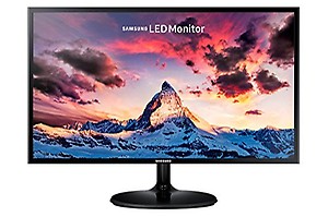 Samsung 27 inch (68.6 cm) LED Backlit Computer Monitor - Full HD, Super Slim AH-IPS Panel with VGA, HDMI Ports - LS27F350FHWXXL (Black), 26.5 inches price in India.