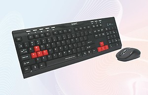 Quantum QHM 9440 Wireless Keyboard and Mouse (Black) price in India.