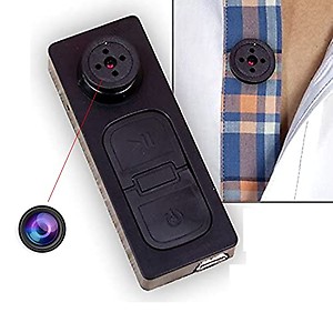 CROKROZ Wired Hidden DV Portable Video and HD Audio Recorder Spy Mini Button Camera for Home , Office and Meeting price in India.