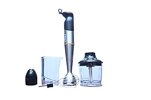 Taran Enterprise Household Electric Hand Blender 4 in 1 Blender Set with Stainless Steel Blades, Soft-Touch Switch, 2 Speed Operation, 700W price in India.